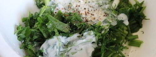 соус из ботвы редиса. Шаг 4