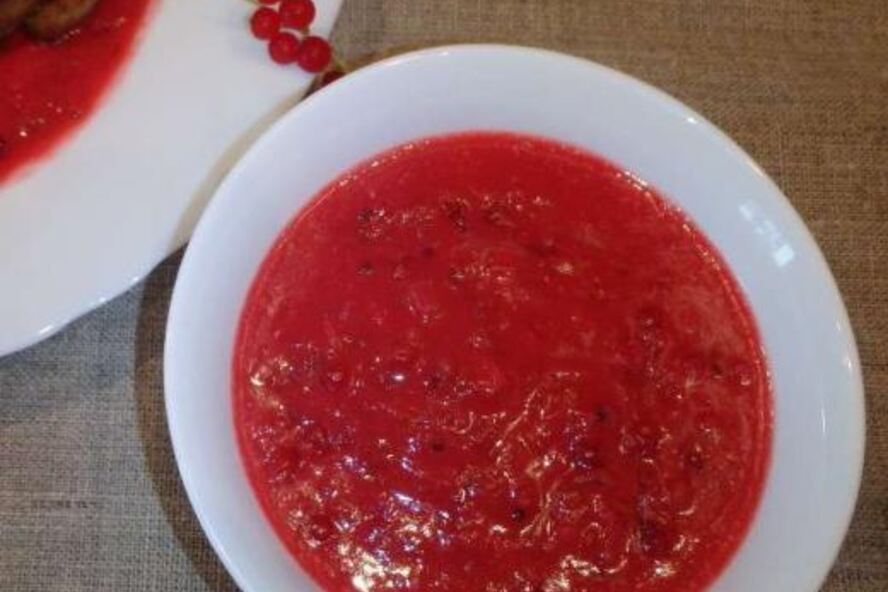 Рецепт соус из красной смородины