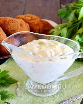 Соус к рыбным котлетам