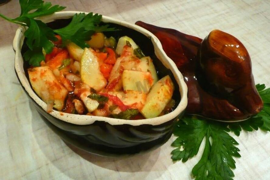 Рецепт соус с кабачками и картошкой