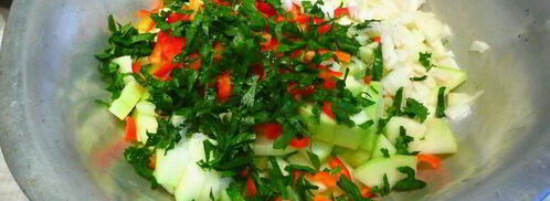 соус с кабачками и картошкой. Шаг 6