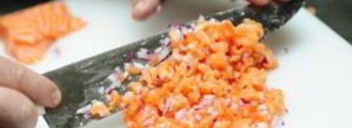 тартар из лосося. Шаг 7