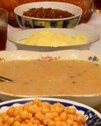 Белый борщ с грибами на закваске