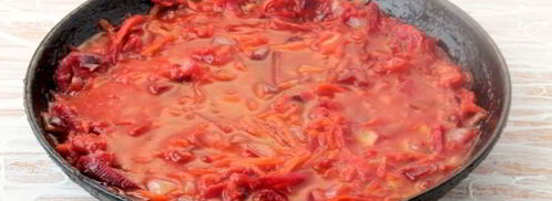 борщ без мяса. Шаг 9