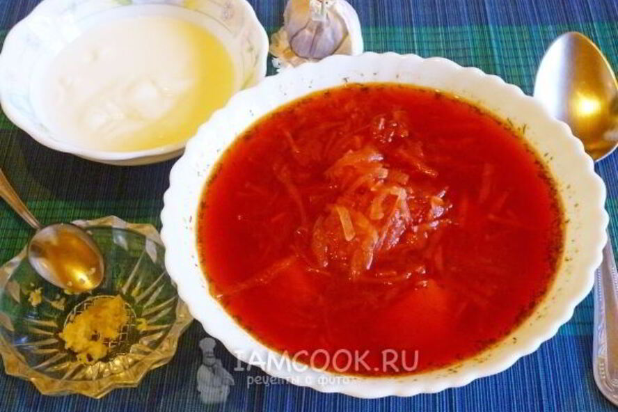 Рецепт борщ диетический за 20 минут