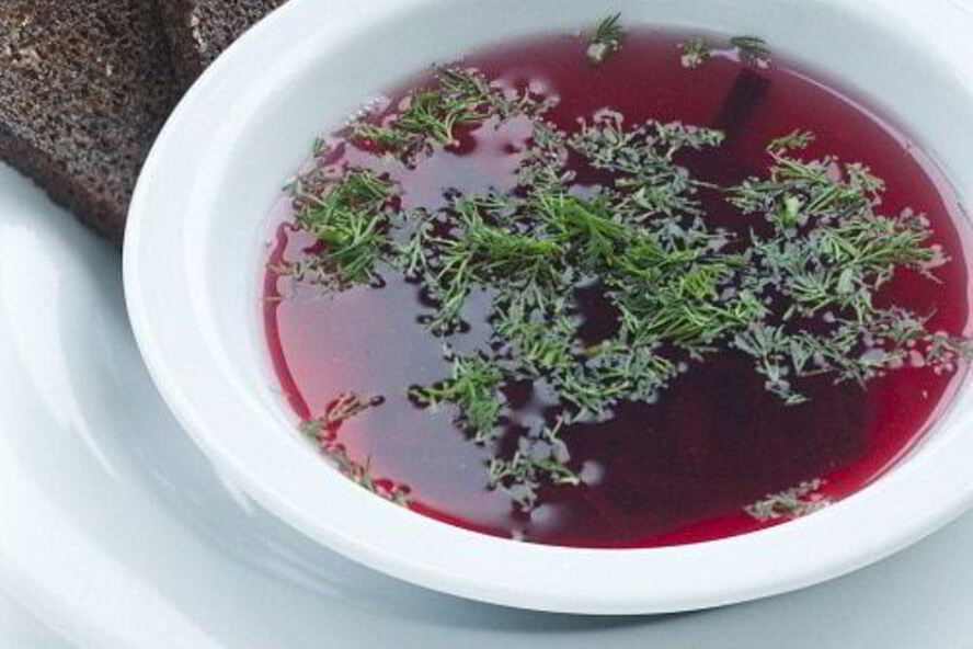 Рецепт борщ из запеченной свеклы