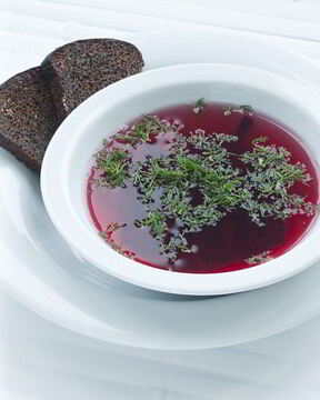 Борщ из запеченной свеклы