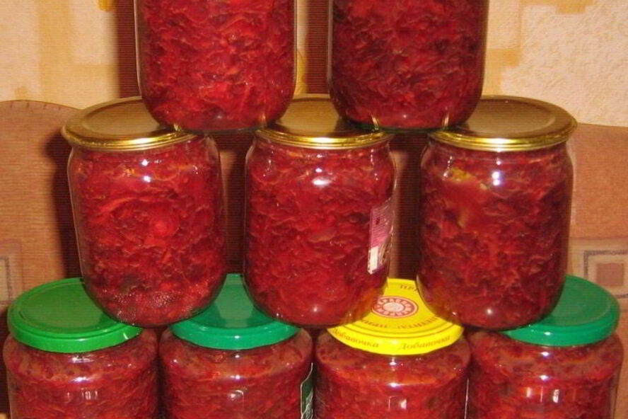 Рецепт борщ на зиму