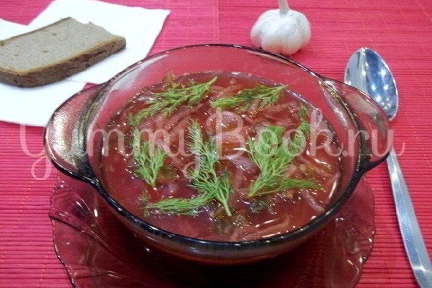 Рецепт борщ по-украински