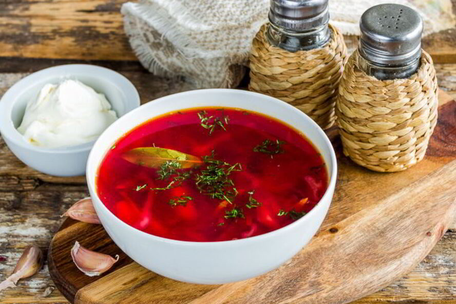 Рецепт борщ постный