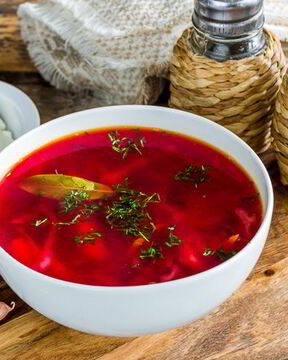 Борщ постный