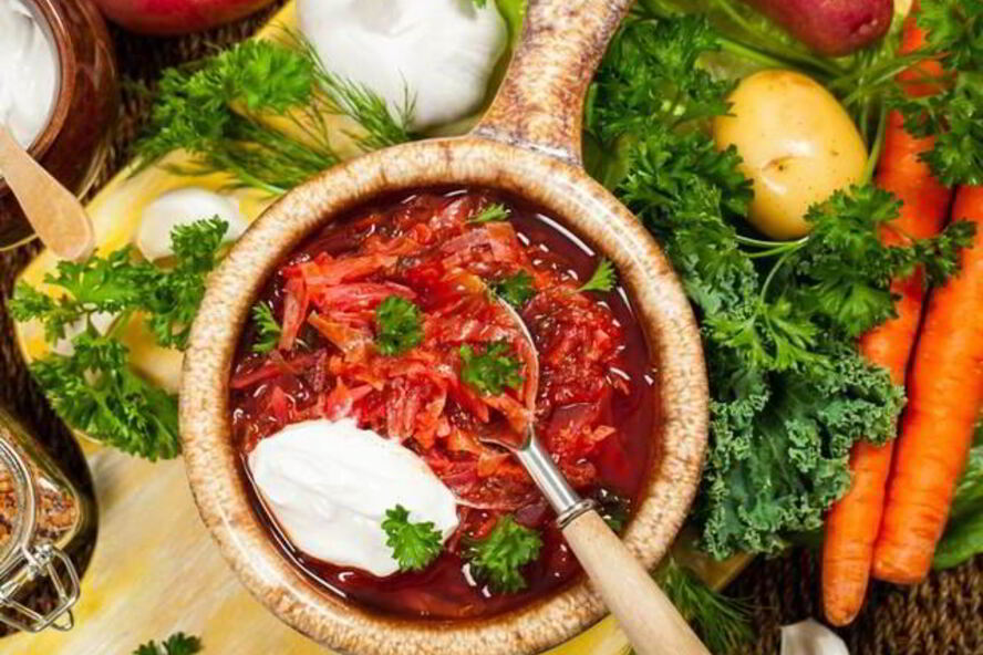 Рецепт борщ с баклажаном