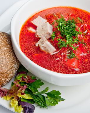 Борщ с говядиной в мультиварке