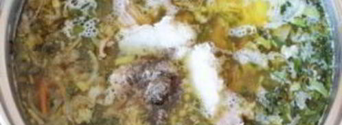 борщ с крапивой. Шаг 7