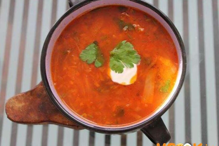 Рецепт борщ с курицей в мультиварке