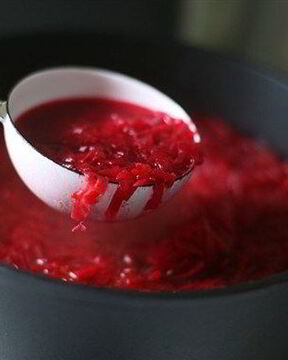 Борщ с курицей