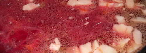 борщ с квашеной капустой. Шаг 5