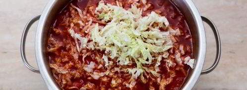 борщ с пекинской капустой. Шаг 8