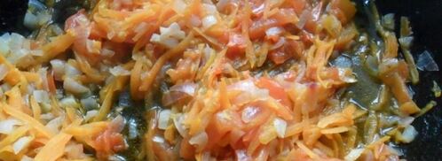 борщ со свекольной ботвой в мультиварке. Шаг 4