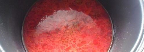 борщ со свекольной ботвой в мультиварке. Шаг 8