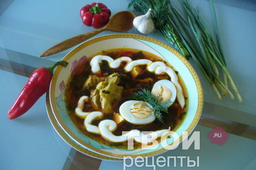 Рецепт борщ зеленый