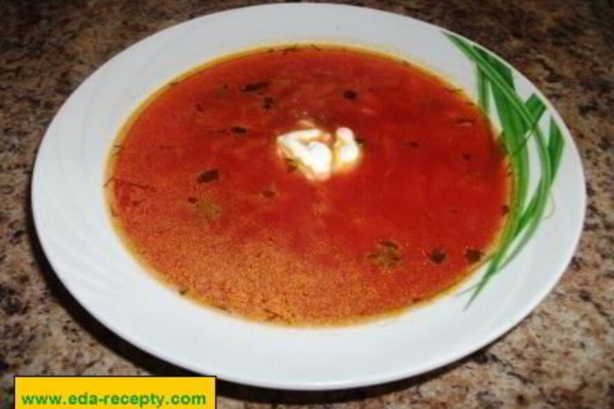 Рецепт говяжий борщ со свеклой и свежей капустой