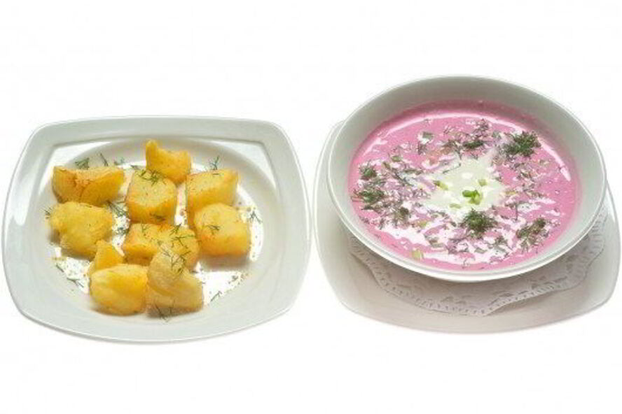 Рецепт холодный борщ saltibarsciai