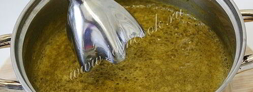 холодный зеленый борщ с огурцами. Шаг 5