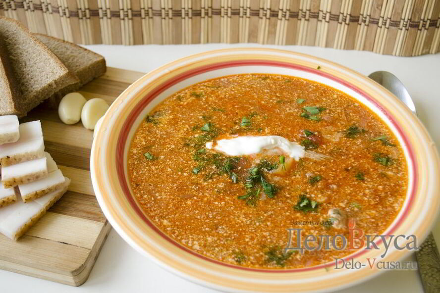 Рецепт красный украинский борщ со свеклой