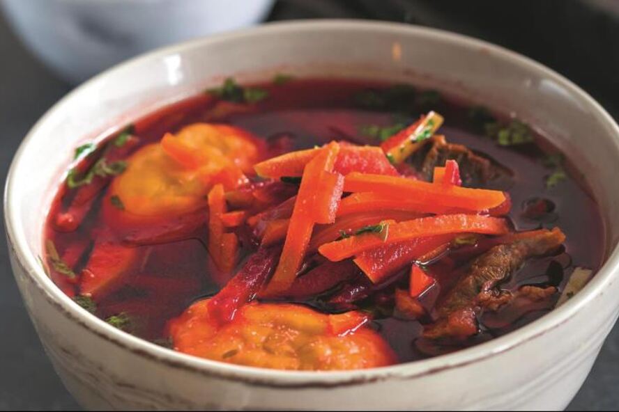 Рецепт литовский борщ с колдунай