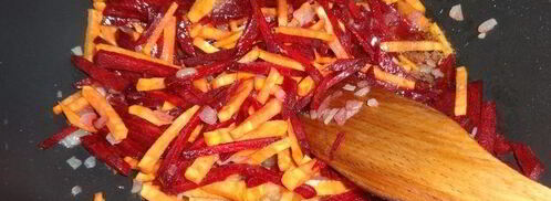 постный борщ с чечевицей и черносливом. Шаг 4