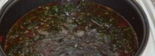 постный борщ со щавелем. Шаг 8