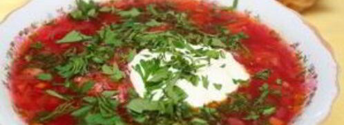 украинский борщ с салом и чесноком. Шаг 6