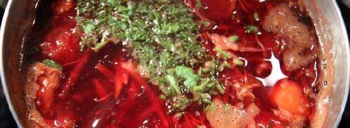 вегетарианский борщ с черносливом. Шаг 5