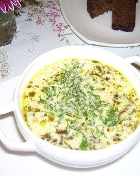 Зеленый борщ из СССР