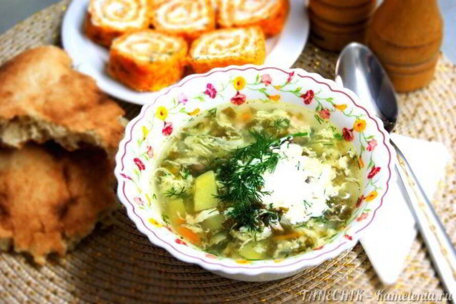 Рецепт зеленый борщ