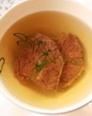 Бульон из говядины на кости