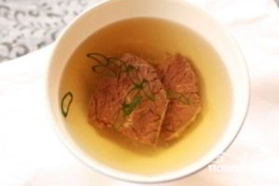 Рецепт бульон из говядины на кости