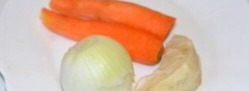 прозрачный куриный бульон. Шаг 3