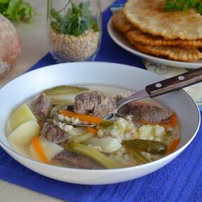 Суп с перловкой