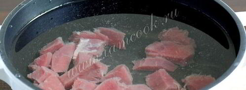 фасолевый суп с мясом. Шаг 4