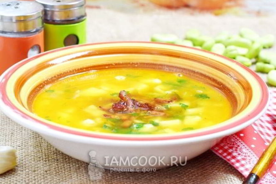 Рецепт гороховый суп с беконом