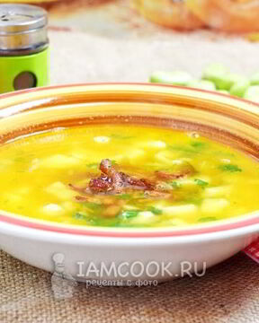 Гороховый суп с беконом