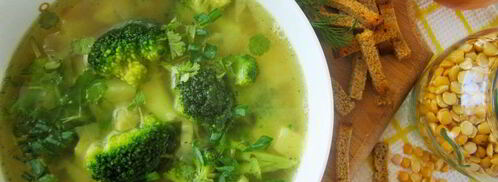 гороховый суп с брокколи. Шаг 6