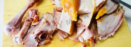 гороховый суп с копченой курицей. Шаг 3