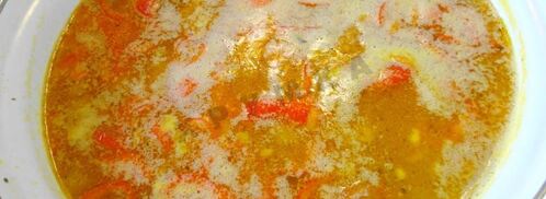 гороховый суп с копченой курицей. Шаг 9