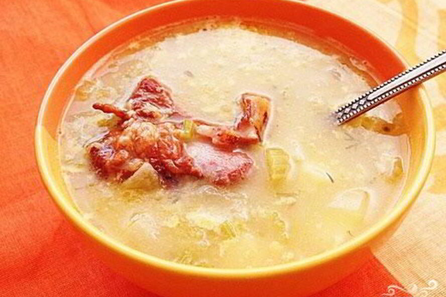 Рецепт гороховый суп с копчеными ребрами