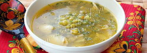 гороховый суп с куриными бедрами. Шаг 11