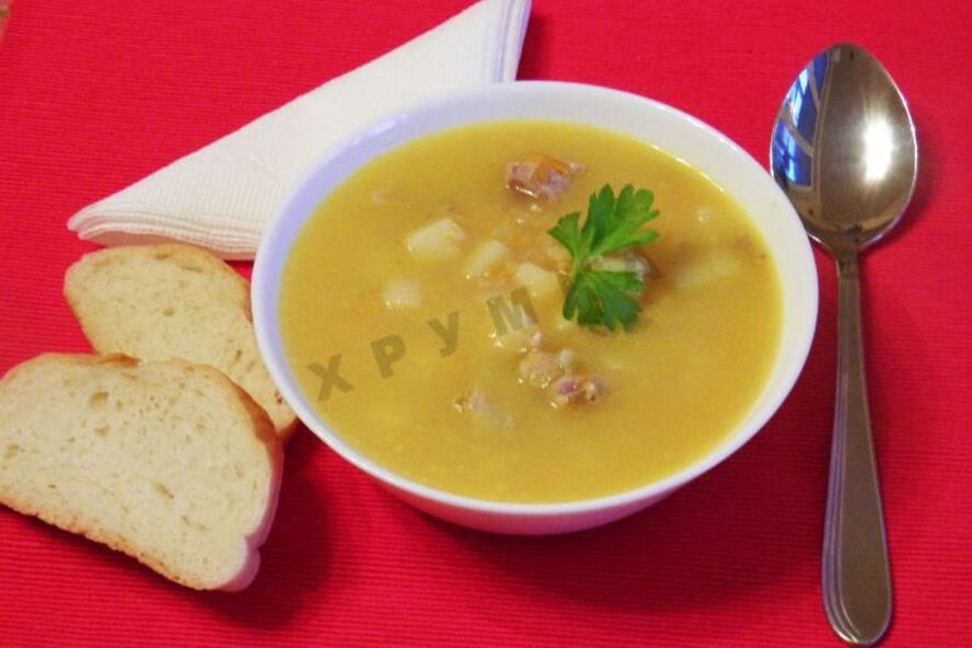 Рецепт гороховый суп с мясом свинины