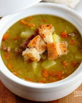 Гороховый суп со свининой